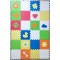 Pěnový puzzle EVA koberec 24 mix