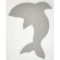 Pěnový delfín světle šedý EVA