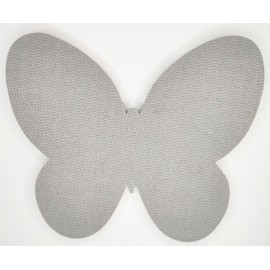 Pěnový motýl světle šedý EVA