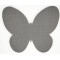 Pěnový motýl šedý EVA