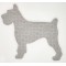 Pěnový pes světle šedý EVA