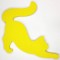 Pěnová kočka žlutá EVA