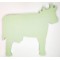 Pěnová kráva zelená EVA