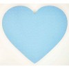 Pěnové srdce modré EVA
