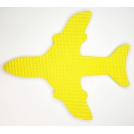 Pěnové letadlo žluté EVA