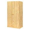 Šatní skříň 2 dveře 180 dřevěná lakovaná masiv smrk