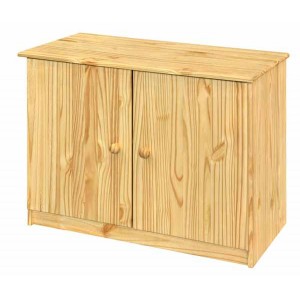 Komoda s dvířky velká dřevěná lak masiv borovice IDEA nábytek ID-822