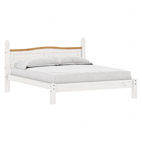 Postel dvoulůžko Corona 180cm bílý masiv