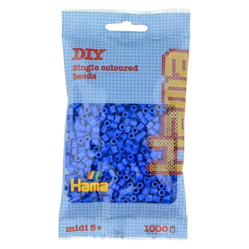 Hama zažehlovací světle modré korálky 1000ks MIDI