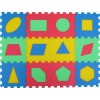 Pěnový koberec puzzle geometrické tvary 12 mix barev 8mm