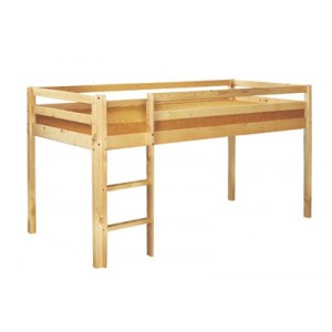 Patrové lůžko postel dřevěná lak masiv smrk nízká IDEA nábytek ID-832