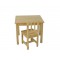Dětská židle dřevěná lakovaná masiv borovice