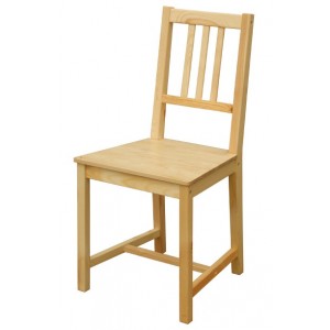 Jídelní židle B dřevěná nelak masiv borovice IDEA nábytek ID-769