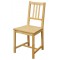 Jídelní židle B dřevěná nelak masiv smrk