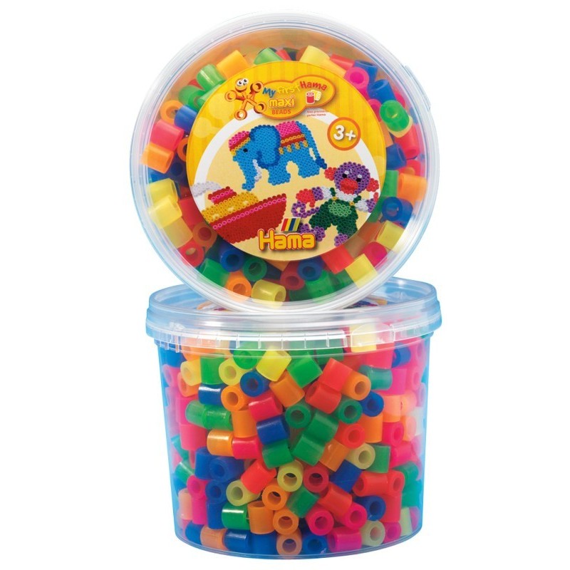 Hama Mix korálky v tubě - 600 ks - MAXI Hama Mix korálky v tubě - 600 ks - MAXI