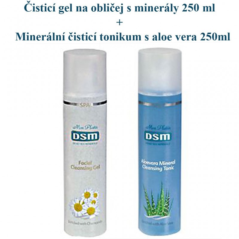 Sada čisticí gel a tonikum Aloe 2x250ml Sada čisticí gel a tonikum Aloe 2x250ml