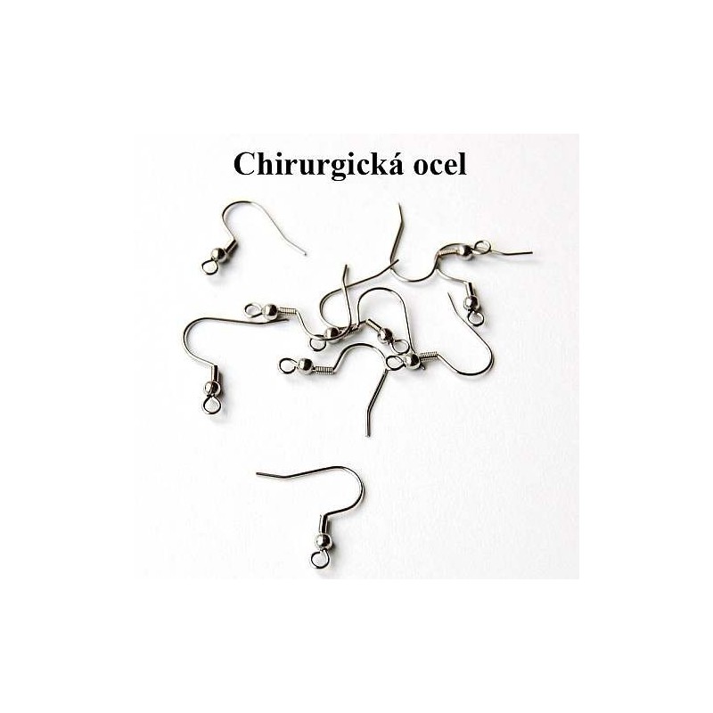 Afroháčky chirurgická ocel 20,5x0,7mm 10ks Afroháčky chirurgická ocel 20,5x0,7mm 10ks