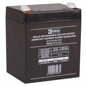 Baterie akumulátor 12V/4,5Ah EMOS EM-B9653