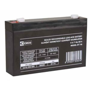 Baterie akumulátor 6V/7Ah EMOS EM-B9659