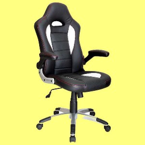 Kancelářská židle RACER houpací černá IDEA nábytek ID-K120