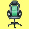 Kancelářská židle FORMULA houpací černo-zelená