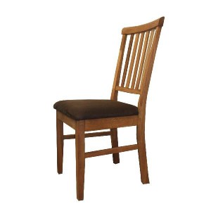 Jídelní židle D dřevěná masiv dub polstrovaná olejově mořená IDEA nábytek ID-4843