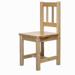 Dětská židle dřevěná lak masiv borovice IDEA nábytek ID-8866