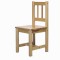 Dětská židle dřevěná lak masiv borovice