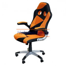 Kancelářská židle RACER houpací oranžová