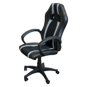 Kancelářská židle FORMULA houpací šedá IDEA nábytek ID-K129