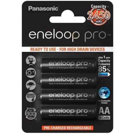 Baterie Panasonic eneloop AA 2450mAh NiMH 4ks