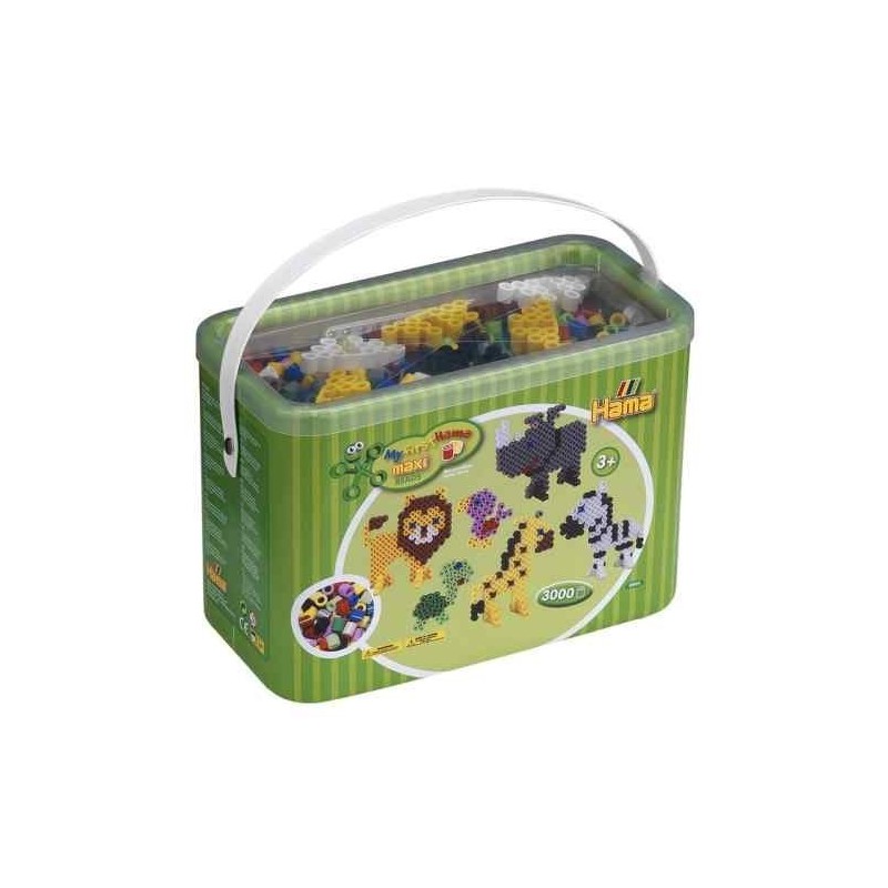 Hama box 3000ks zažehlovací korálky MAXI Hama box 3000ks zažehlovací korálky MAXI