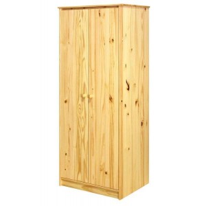Šatní skříň 2 dveře 175 lak masiv borovice IDEA nábytek ID-8875