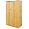Šatní skříň 3 dveře 175 lak masiv borovice