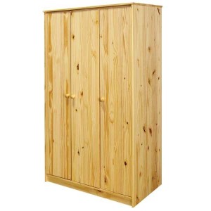 Šatní skříň 3 dveře 175 lak masiv borovice IDEA nábytek ID-8877