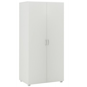 Šatní skříň 2 dveře tyč lamino bílá IDEA nábytek ID-IN475057