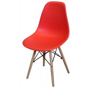 Jídelní židle UNO červená IDEA nábytek ID-3143