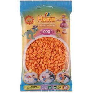 Hama zažehlovací světle oranžové korálky 1000ks MIDI Hama HA-H207-79