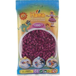 Hama zažehlovací bordó korálky 1000ks MIDI Hama HA-H207-82