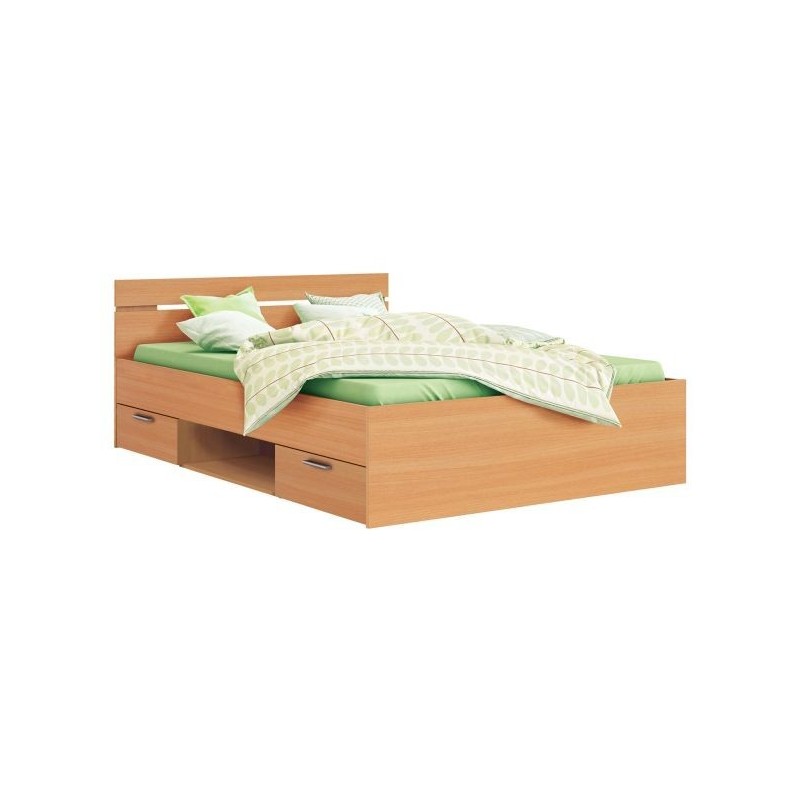 Postel Michigan dvoulůžko 140cm lamino buk Postel Michigan dvoulůžko 140cm lamino buk
