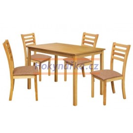 Jídelní sestava stůl a 4 židle Barcelona