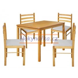 Jídelní sestava stůl a 4 židle Faro