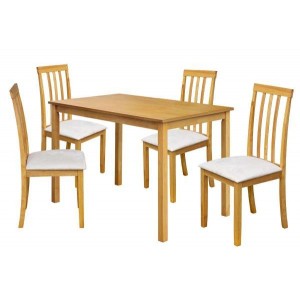 Jídelní sestava stůl a 4 židle Malaga IDEA nábytek ID-4822