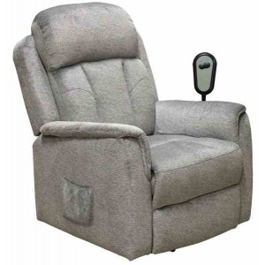 Relaxační polohovatelné křeslo Comfort šedé IDEA nábytek ID-K142