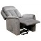 Relaxační polohovatelné křeslo Comfort šedé