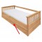 Výsuvná postel k pohovce Torino masiv borovice vosk