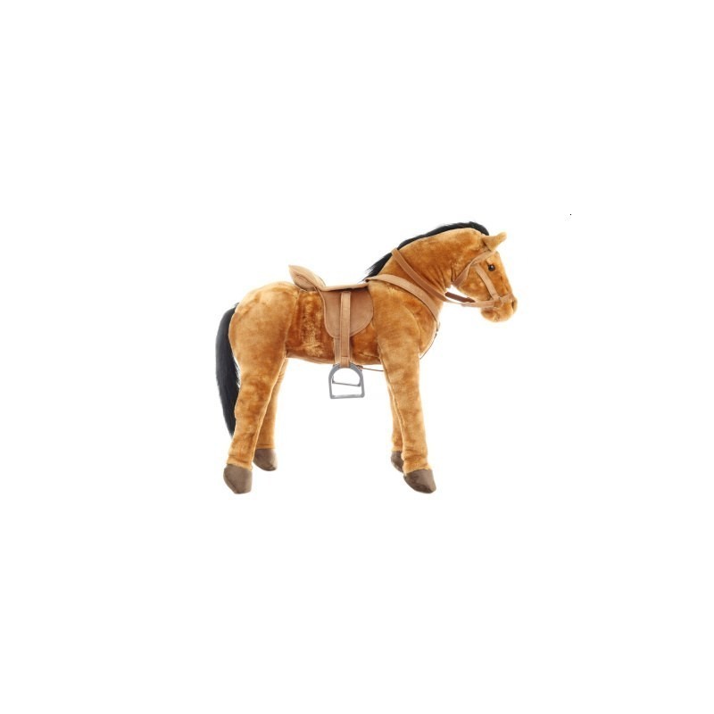 Plyšový kůň se sedlem 72cm Plyšový kůň se sedlem 72cm