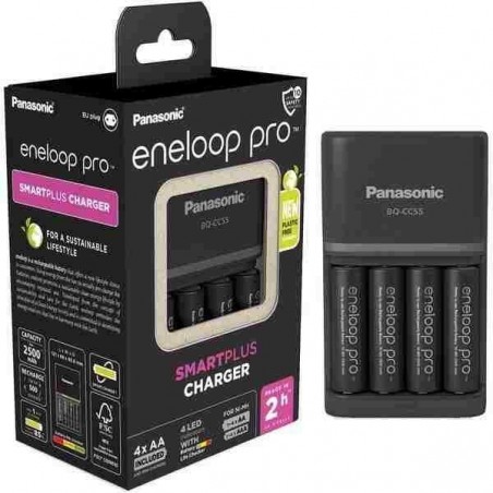 Nabíječka eneloop Pro CC55E + 4xAA 2500mAh NiMH