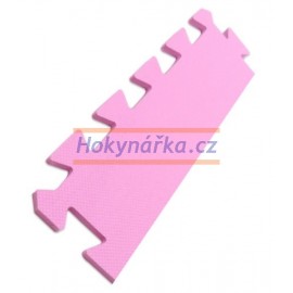 Pěnový koberec MAXI EVA jednotlivý krajový kus růžový